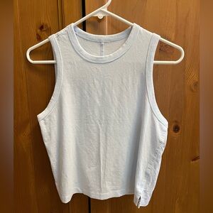 Lululemon light blue high neck tank size 4